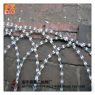 Wholesale Concertina Razor Barbed Wire Fence Price/Concertina Razor Barbed Wire Used As Fence/Hot Dipped Galvanized Razor Wire
