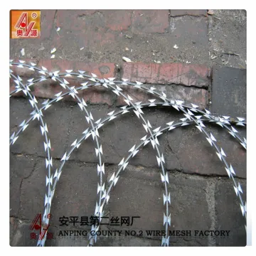 Wholesale Concertina Razor Barbed Wire Fence Price/Concertina Razor Barbed Wire Used As Fence/Hot Dipped Galvanized Razor Wire