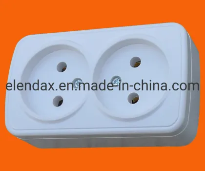 German Std Wall-Mounted Wall Socket No Earth S6009