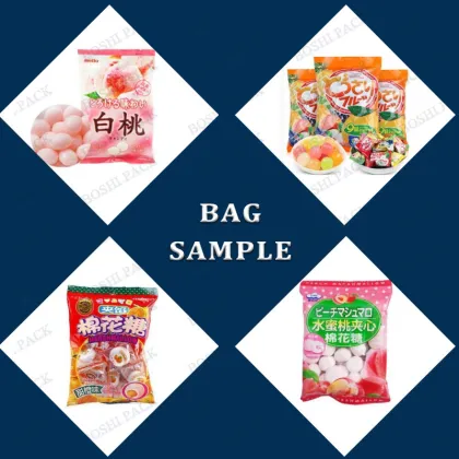 Automatic Vertical Candy Packaging Machine for Cotton Candy Fudge Chocolate Candies (50g-200g)