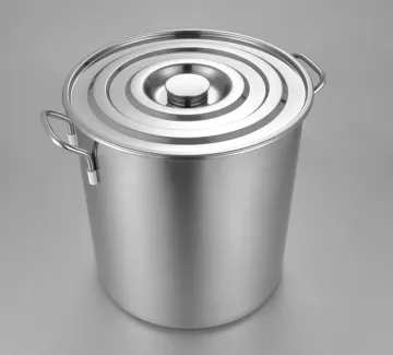 Large Capacity Stainless Steel Soup Bucket