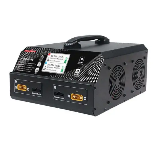 UP2400-14S 2X1200W 25A 6-14S Lipo charger LiPo/LiHV Battery Charger