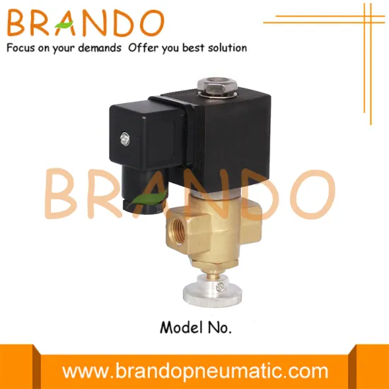 Manual Adjustable Gas Solenoid Valve 1/4'' 24VDC 220VAC