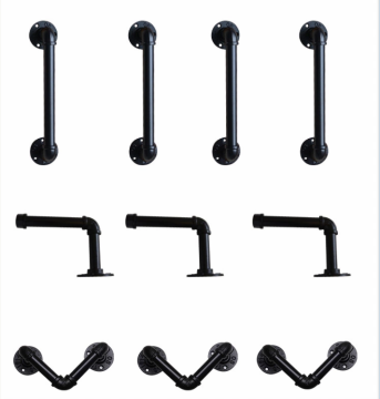3/4 Black Iron 3 Way Elbow Pipe Fitting