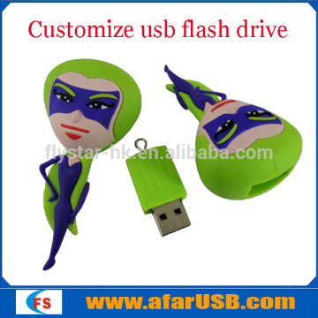 Customized 3D cartoon thumb drive