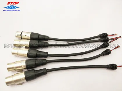 XLR 5pin Female Jack Microphone Audio Connector