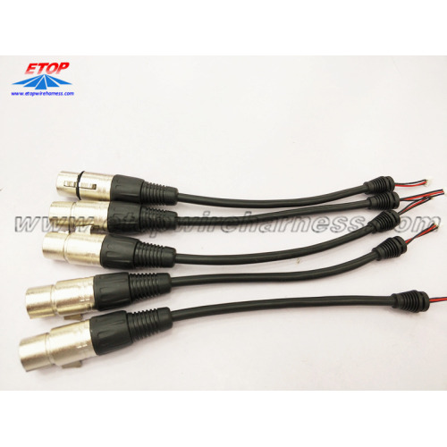 XLR 5-pins Female Jack Microfoon Audio Connector