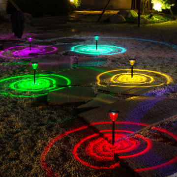 Outdoor Solar Induction Ground Lights for Villa Gardens and Landscapes