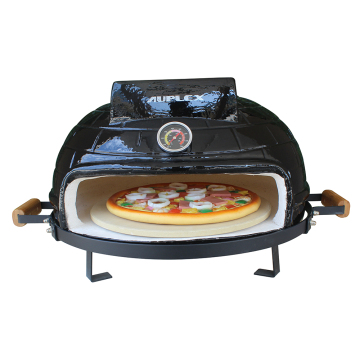 Auplex New 21 Inch Tabletop Ceramic Wood Fired Pizza Oven