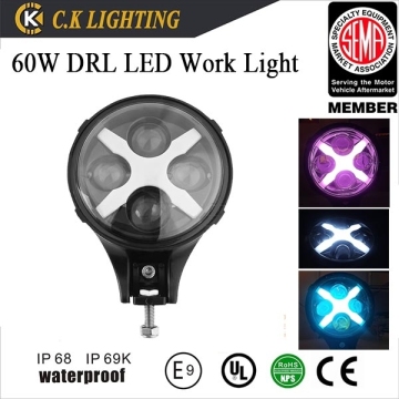Hot sale CK 60w led auxiliary light for jeep/truck/suv