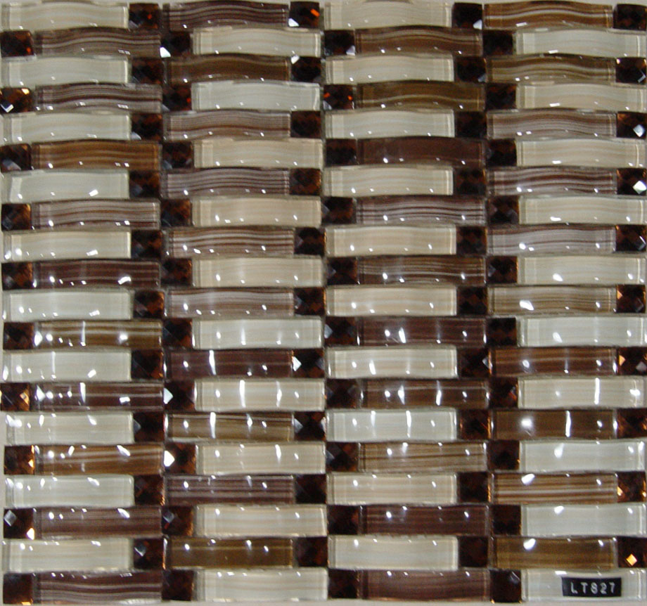 Arch Crystal Glass Mosaic