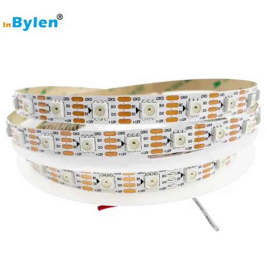 High Quality 16.66 Cutting DC 12V 16.8W RGB WS2815 60LEDs IP65 IP67 Digital Addressable LED Strip