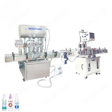 Automated Medical Alcohol Bottle Filling and Capping Production Line (50-1000ml)