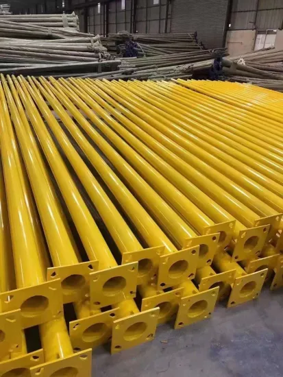 outdoor steel Light Pole Octagonal Street Light Poles