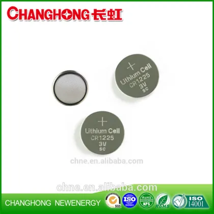 Changhong Button Cell Lithium Battery CR1225 3v 48mah