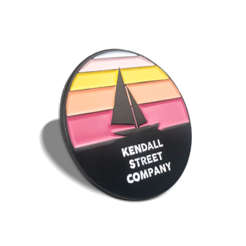 Custom Logo Round Lapel Pin