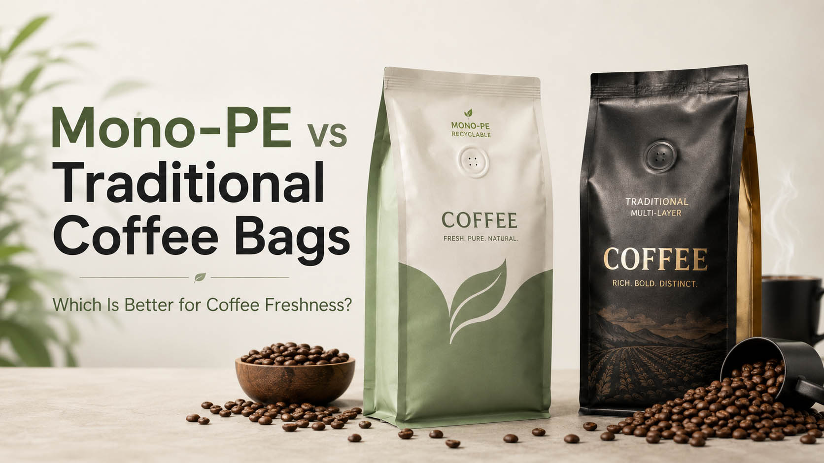 mono PE coffee bags