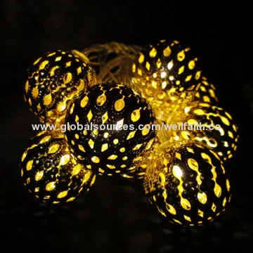 Holiday/Party Decorated LED String Lights with Shape Decoration