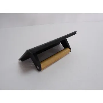 Wood handle cast iron manual metal burger press