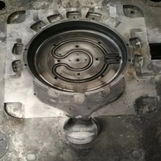 Hot working tool steel for pot mould