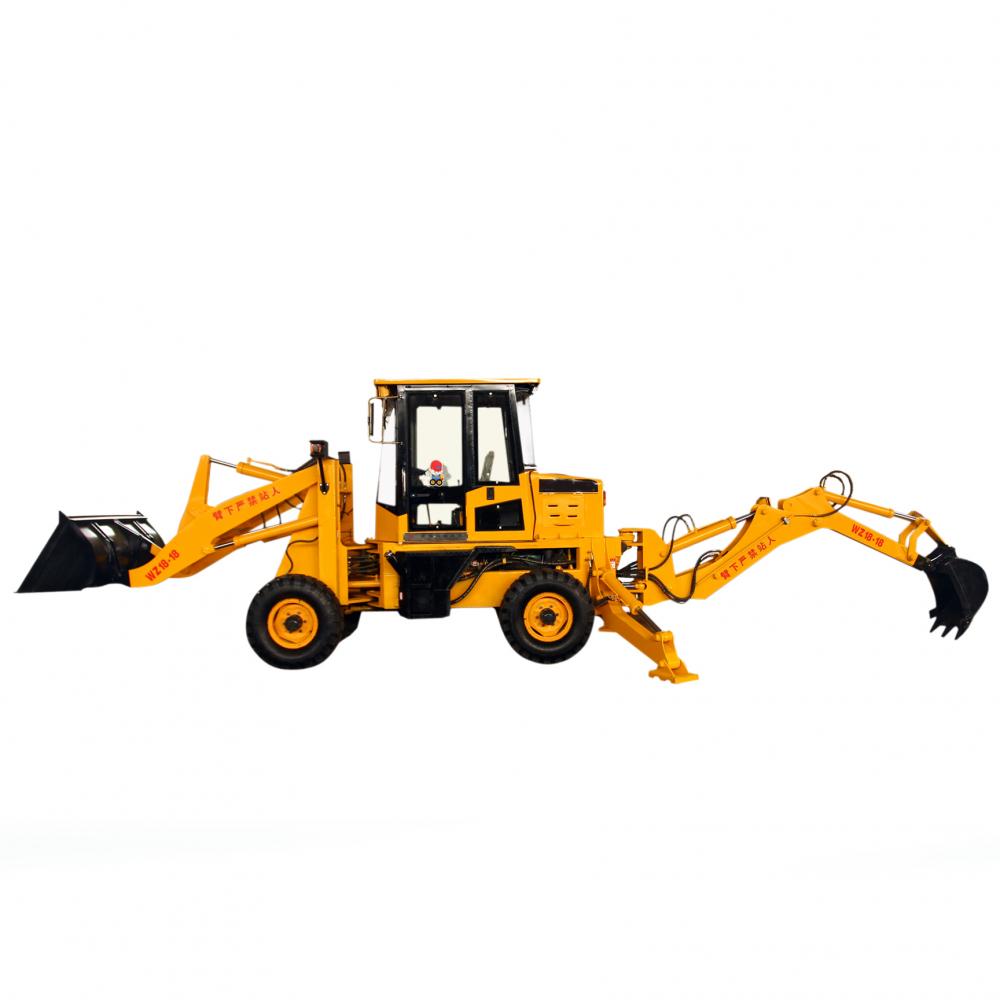 CE နှင့်အတူ shantui backhoe ဘီး loader