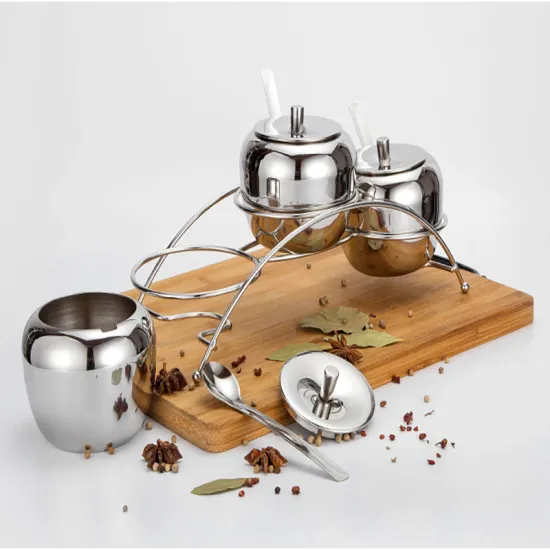 SUS304 Stainless Steel Seasoning Jar Combination