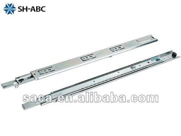 Full extension drawer slide with beyonet