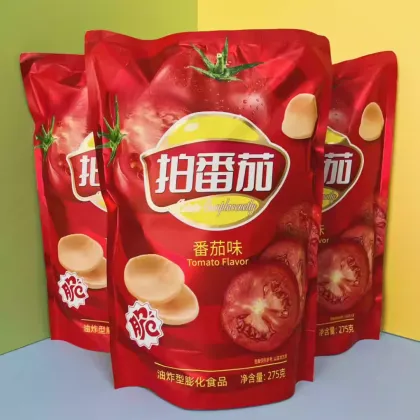 Cucumber flavored potato chips