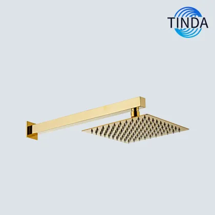 Square ceiling with integrated shower head