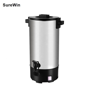 Commercial Stainless Steel Coffee Urn ETL Sprayed 40 Cup Electric Percolator for Restaurants & Coffee Shops