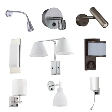 Modern Bedroom Wall Lamp with Fabric Shade - Wholesale Factory Hotel Bedside Headboard Light