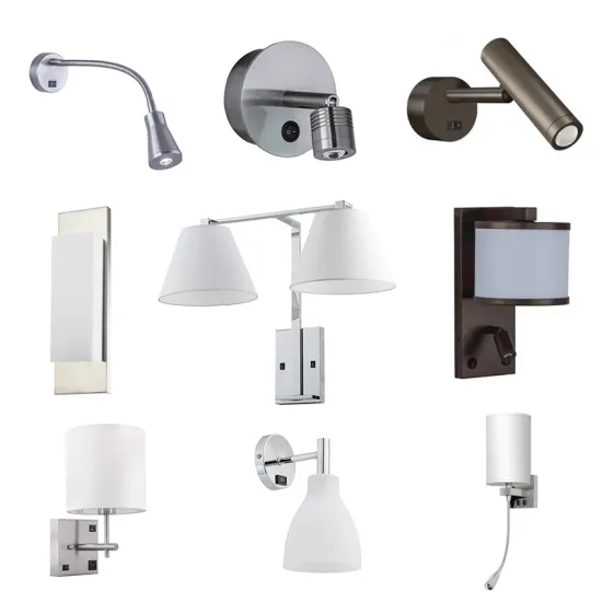 Modern Bedroom Wall Lamp with Fabric Shade - Wholesale Factory Hotel Bedside Headboard Light
