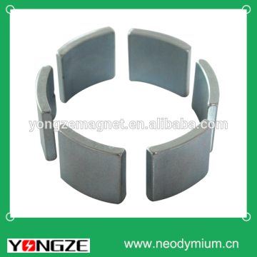 Strong tube permanent motor magnet .