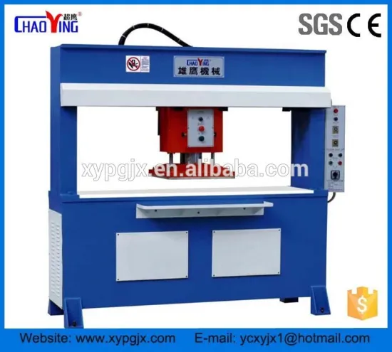 hydraulic traveling head leather cutting press
