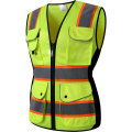 Υψηλή ορατότητα ANSI Class 2 Safety Women Vest