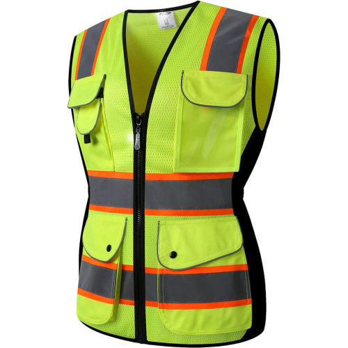 Υψηλή ορατότητα ANSI Class 2 Safety Women Vest