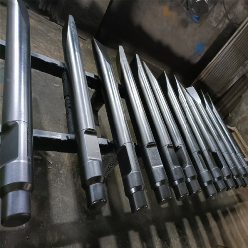 Chisels for excavator hydraulic hammer rock breaker