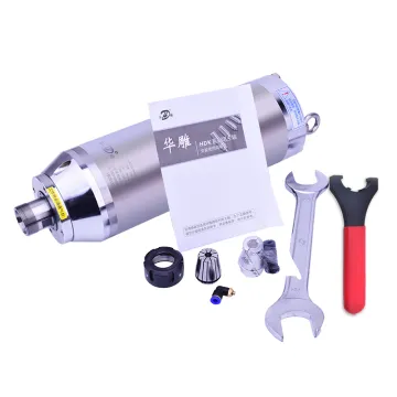 High-Quality Water-Cooled Spindle Motors: 1.5KW, 2.2KW, ER11, ER20, ER32, 80mm & 100mm GDZ Models