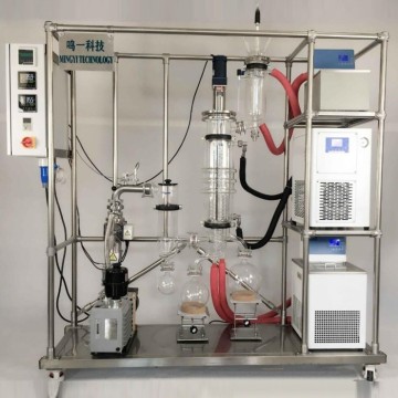 CBD extraction molecular distillate machine system