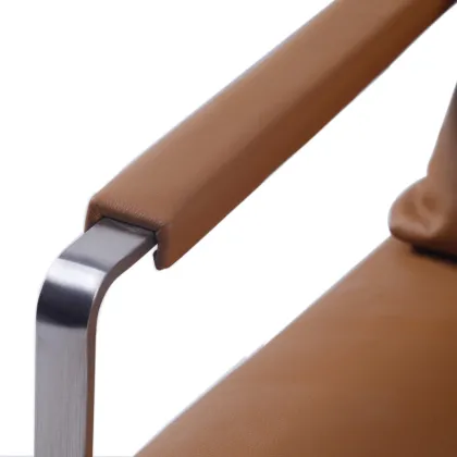 Modern Leather Zara Lounge Chair