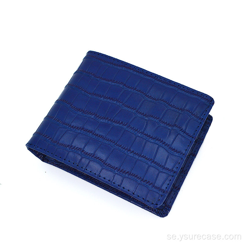 Pop Men&#39;s Print Crocodile Belt Card Slot Wallet