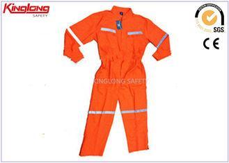 Polyester / Cotton S-5XL High Visibility Overalls With Refl
