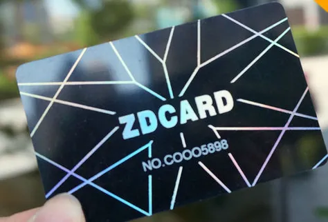 Custom pvc photo card with unique printing