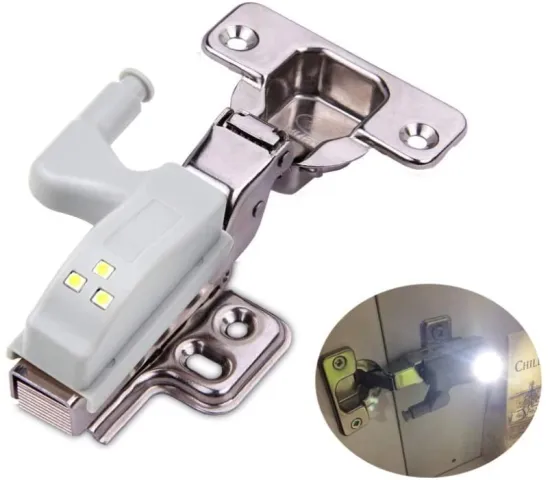 GoldmoreLED Cabinet Hinge LED Sensor Light for Wardrobe, Night, and Kitchen Cabinets