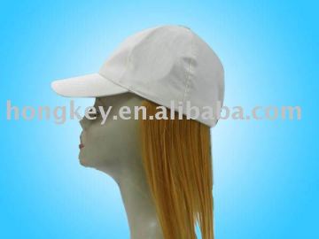special design fake hair hat