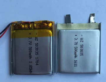 3.7v(3v~4.2v) 500mAh Lipo Battery Pack (LP3X3T5)