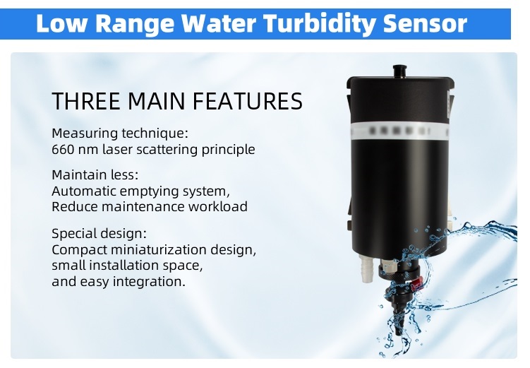 Low range laser turbidity sensor main feature