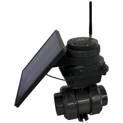 4G Smart Water Valve System: Solar-Powered Remote Control Irrigation for Smart Farming Agriculture