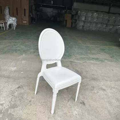 Wholesale French Style PP Resin Back King Louis Wedding Dining Chairs