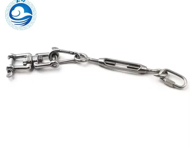 Stainless Steel Rigging Hardware: Eye-Jaw Hook Swivel Shackle Ring